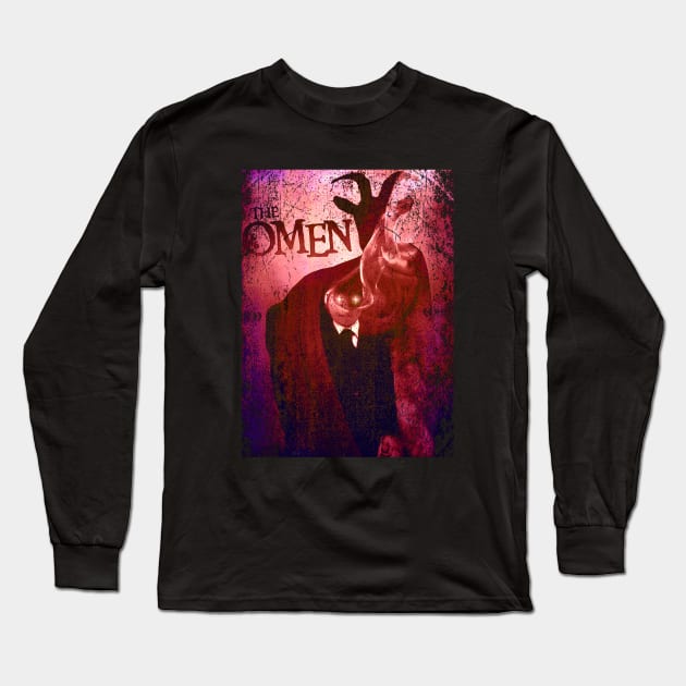 Dark Revelations The Omen T-Shirt - Unveil the Sinister Truth Long Sleeve T-Shirt by Iron Astronaut